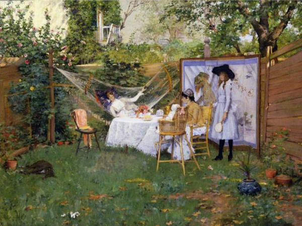 William Merritt Chase, The Open Air Breakfast, 1888, Toledo Museum of Art