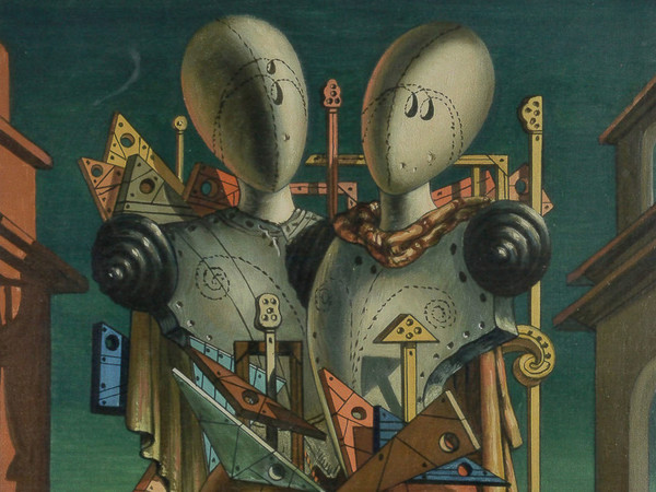 Giorgio de Chirico, Ettore e Andromaca, Seconda metà anni 50, Olio su tela, Fondazione Museo Alberto Sordi, Roma | © Fondazione Museo Alberto Sordi | © Fondazione Giorgio e Isa de Chirico, Roma