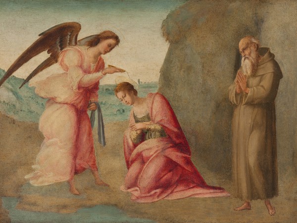 Francesco Granacci, Battesimo di sant’Apollonia, 1518 circa, Olio su tavola