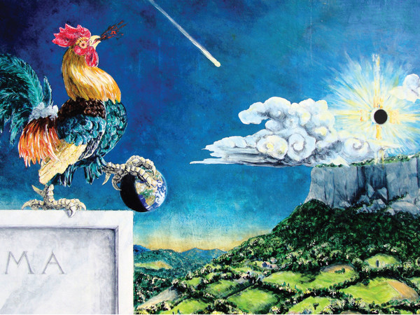 Jacopo Cascella, Senza titolo, 2012, acrilici su legno, cm 136x87