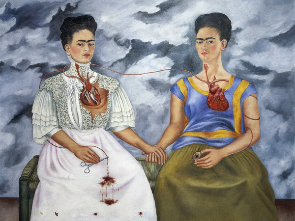 Frida Kahlo, Le due Frida, 1939, Città del Messico, Museo de Arte Moderno | Foto: © Bridgeman Images