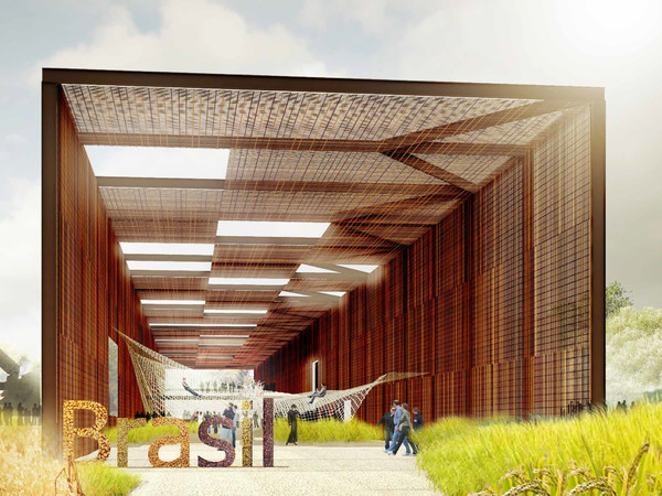 Il Padiglione Brasile, Expo 2015 Milano. © Arthur Casas Studio