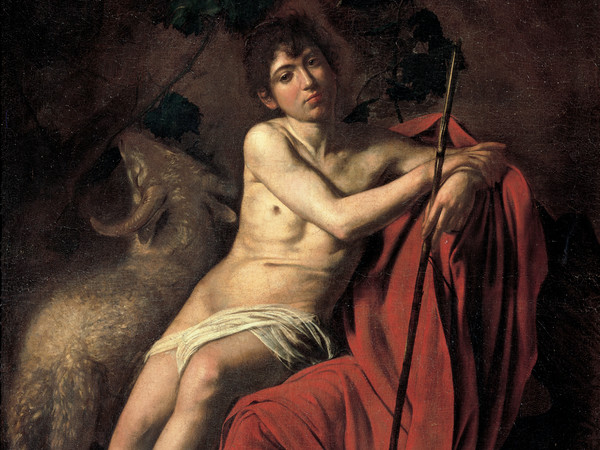 Michelangelo Merisi detto Caravaggio (Milano, 1571 - Porto Ercole, 1610), San Giovanni Battista, 1610, Olio su tela, 124 x 159 cm, Roma, Galleria Borghese | Foto © Bridgeman Images