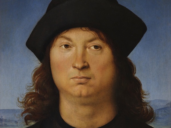 Raffaello Sanzio (attribuito a), Ritratto di Uomo, 1502-1504, olio su tavola I Ph. Mauro Coen