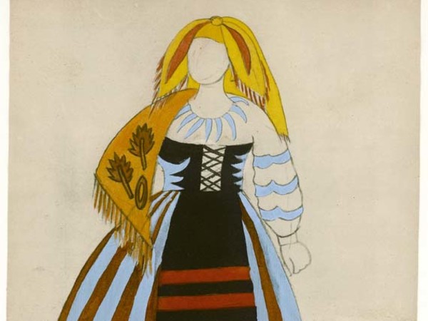 Pablo Picasso, Il Tricorno / Le Tricorne, 1920, 33 incisioni, Bulino e collotype,  Edizione: 250 esemplari editi da Paul Rosemberg e stampati dall’atelier Andrè Marty, Daniel Jacomet et Cie, Parigi, su carta Vidalon con filigrana “Ambroise Vollard”, 33 tavole (1 bulino e 32 collotype a colori) | Courtesy Palazzo Vistarino, Pavia 2016