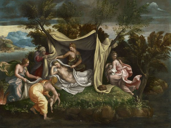 Giulio Romano e bottega, <em>Nascita di Apollo e Diana</em>, Windsor Castle, The Royal Collection