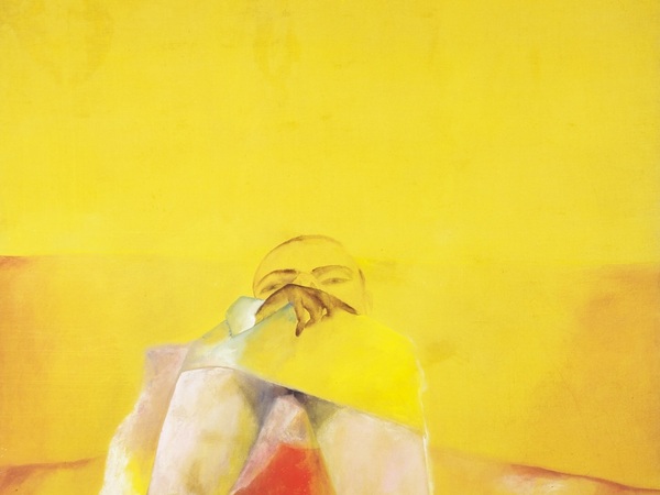 Francesco Clemente, Porta Coeli, 1983, tempera on linen. Courtesy Clemente studio