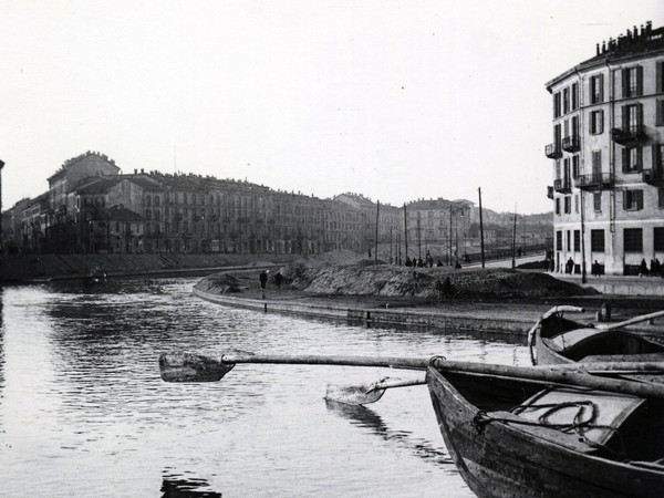 Arnaldo Chierichetti, La darsena di Porta Ticinese. © Arnaldo Chierichetti