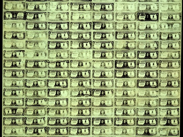 Andy Warhol, One Dollar Bills, 1962. Collezione Brant Foundation
