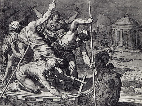Giuseppe Salviati, Il rapimento di Elena, metà sediccesimo secolo.