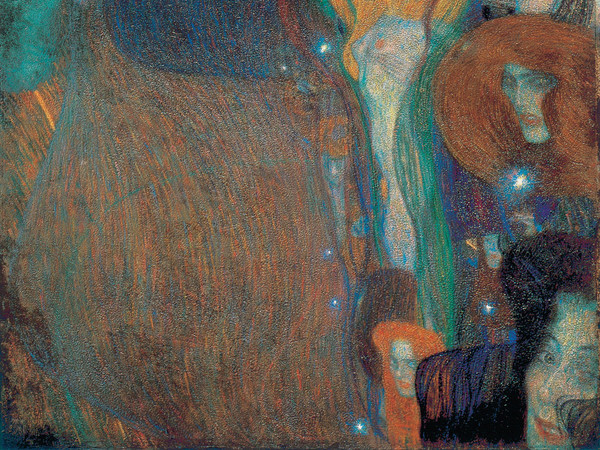 Gustav Klimt, Fuochi fatui, 1903. Olio su tela, cm 52 x 60. Collezione privata europea © Alfred Weidinger
