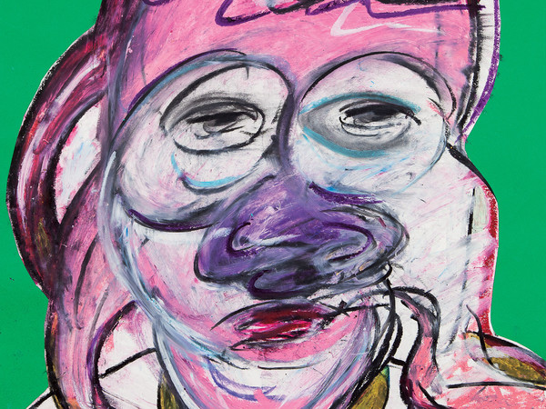 Francis Bacon, (Dublino, 1909 - Madrid, 1992), Ritratto di donna, Pastello e collage su carta, 50 x 65 cm, Bologna,  Francis Bacon Collection of the Drawings donated to Cristiano Lovatelli Ravarino | Foto: Elettra Bastoni