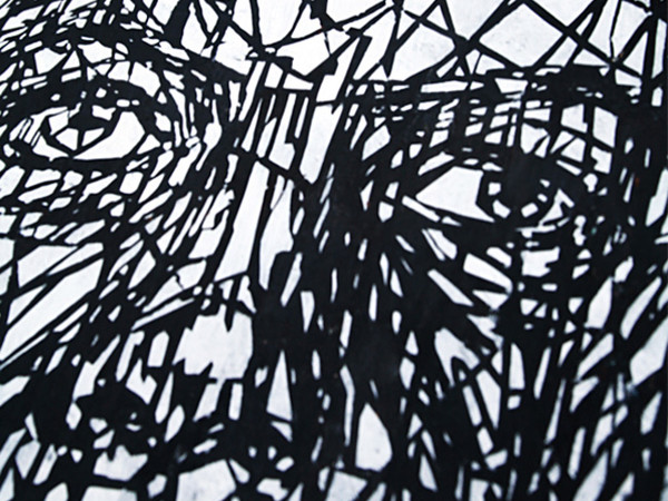 Sten e Lex, Ritratto,  2011. Stencil. Collezione privata