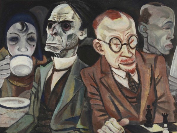 Jeanne Mammen, Chess Player (Schachspieler), 1929 - 1930. Olio su tela, cm 70 x 80,5. Berlinische Galerie, Landesmuseum für Moderne Kunst, Fotografie und Architektur, Berlin. ©Jeanne Mammen, by SIAE 2015