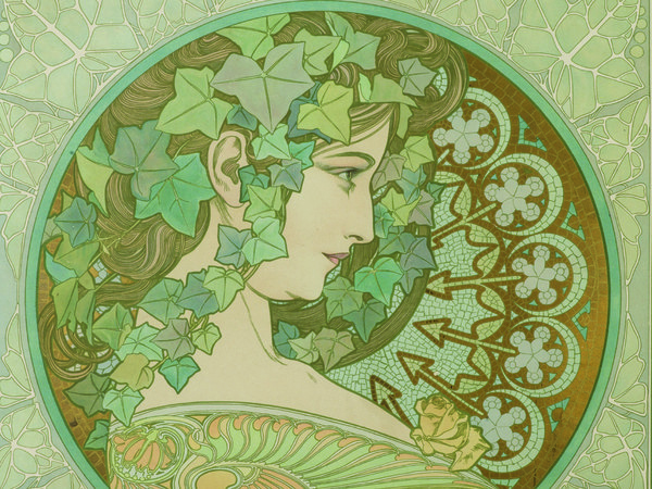 Alfons Mucha, La Lierre, Richard Fuxa Foundation