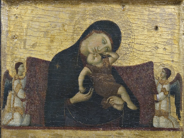 Giovanni da Rimini, Vergine col Bambino e cinque Santi, Probabilmente  1300-1305, Tempera all'uovo su pannello, 39 x 49 cm, Pinacoteca Comunale di Faenza | © IBACN / Emilia-Romagna