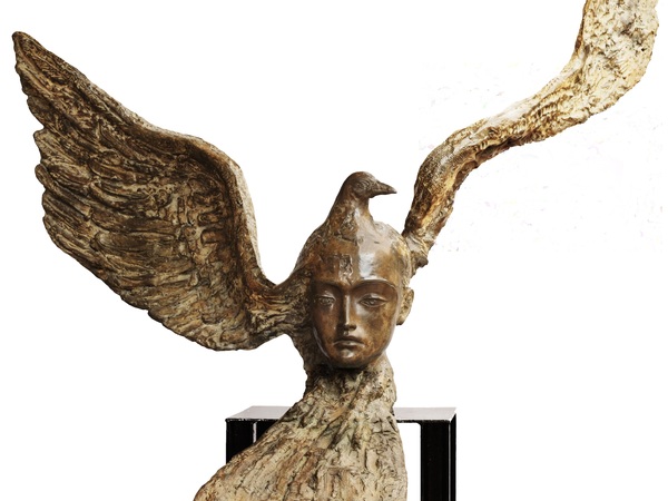 Paolo Mayol, Il volto della pace, bronzo a cera persa Paolo Mayol, Il volto della pace, bronzo a cera persa
