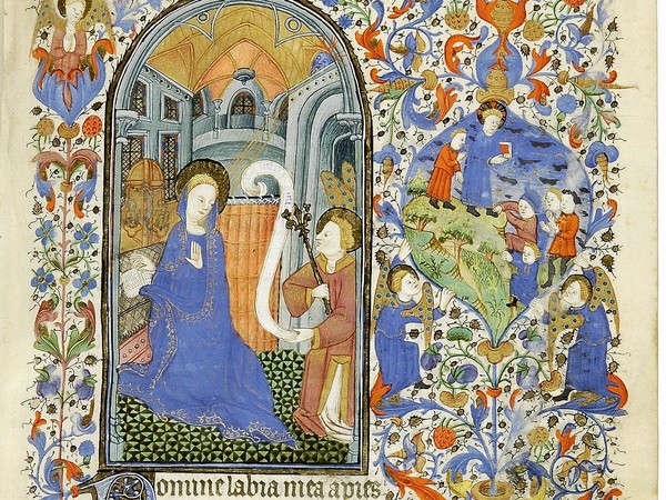 Libro d'ore, Parigi, inizio secolo XV, Biblioteca Riccardiana, Firenze.