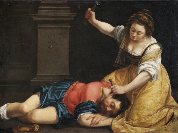 Artemisia Gentileschi, Giaele e Sisara, 1620, Olio su tela, 125 x 86 cm, Museo di Belle Arti di Budapest