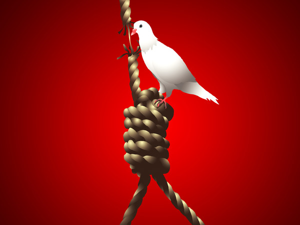 Badiucao, Condemn Death Penalty, 2021, Stampa digitale, 100 x 80 cm | © Badiucao
