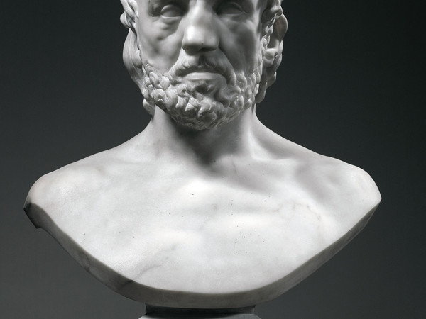 Auguste Rodin, L’uomo dal naso rotto, («L’Homme au nez cassé»), 1874-1875 Marmo, 44,8 x 41,5 x 23,9 cm.