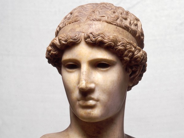 Testa di Atena Lemnia, Dalla collezione Palagi, Marmo pentelico, Tra I e II secolo d.C., Bologna, Museo Civico Archeologico, Inv. G 1061 | © Museo Civico Archeologico, Bologna