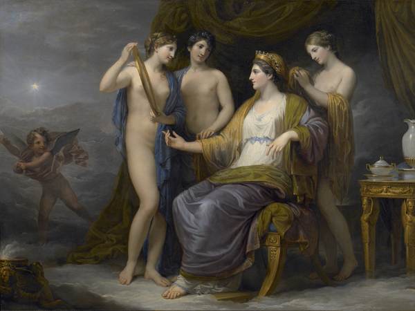 Andrea Appiani, <em>Giunone assistita dalle Grazie</em> (<em>Toeletta di Giunone</em>), 1810-1812 circa, olio su tela. Pinacoteca Tosio Martinengo, Brescia I Courtesy Fondazione Brescia Musei Andrea Appiani, <em>Giunone assistita dalle Grazie</em> (<em>Toeletta di Giunone</em>), 1810-1812 circa, olio su tela. Pinacoteca Tosio Martinengo, Brescia I Courtesy Fondazione Brescia Musei