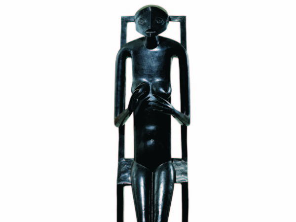 Alberto Giacometti, L'Objet invisible (Main tenant le vide) 1934-1935. Bronzo, 155 x 32x 29 cm. Collection Fondation Aimé et Marguerite Maeght, Saint-Paul de Vence (France) Photos Claude Germain – Archives Fondation Maeght, Saint-Paul de Vence (France) AGD 1140 © Alberto Giacometti Estate / by SIAE in Italy, 2014