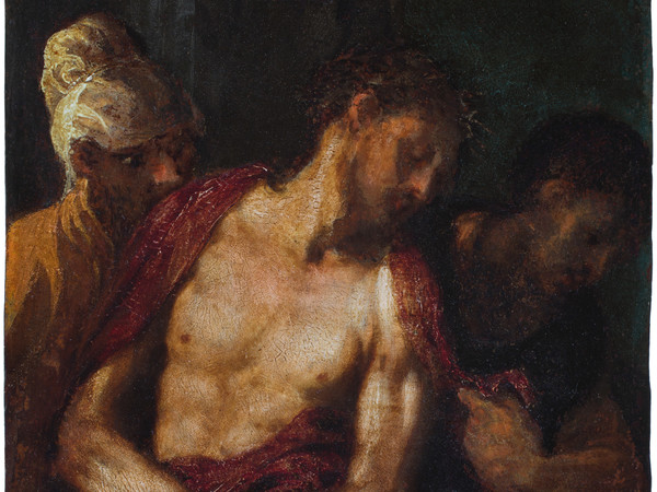 Andrea Schiavone, Ecce Homo, 1560-70. Olio su tavola, cm 34,9 x 31,4. Padova, Musei Civici, Museo d'Arte Medievale e Moderna