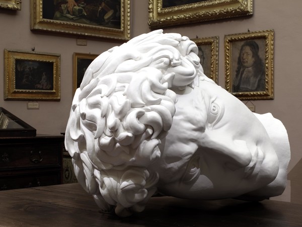 Andrea Salvatori - Luca Lanzi, Gli specchi dovrebbero pensare più a lungo prima di riflettere, Allestimento della mostra presso il Museo Davia Bargellini, Bologna 2016 | Photo © Matteo Monti - Courtesy Istituzione Bologna Musei
