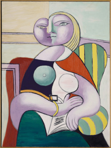 Pablo Picasso, La Lecture, 2 gennaio 1932 Olio su tela, cm 130 x 97,5 