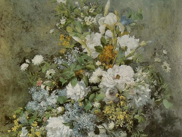 Pierre Auguste Renoir, Bouquet printanier, 1866, olio su tela