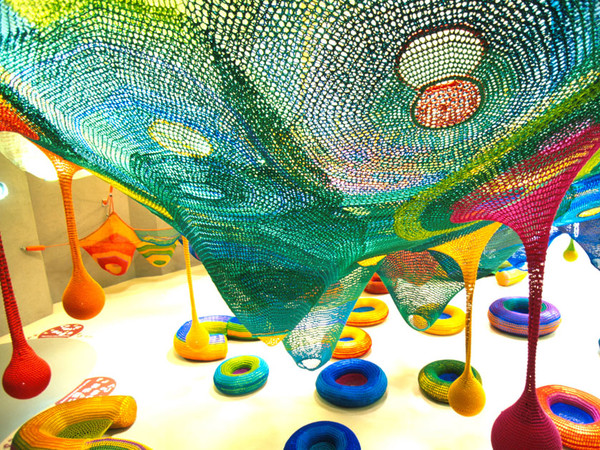 Toshiko Horiuchi MacAdam, Harmonic Motion/ Rete dei draghi. MACRO - Museo d’Arte Contemporanea Roma