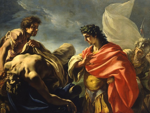  Compiègne, Musée national du Palais | Giovanni Antonio Pellegrini, Alessandro ddavanti al corpo di Dario, 1700 circa, Soissons, Musée Saint-Léger