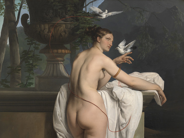 Francesco Hayez, Venere che scherza con due colombe, 1830.
