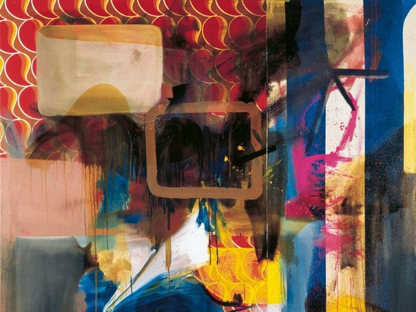Albert Oehlen, Ohne Titel, 1992, Musica Gastr del Sol, Disco Mirror Repair, 1994, Di Drag City | Courtesy of Pinault Collection