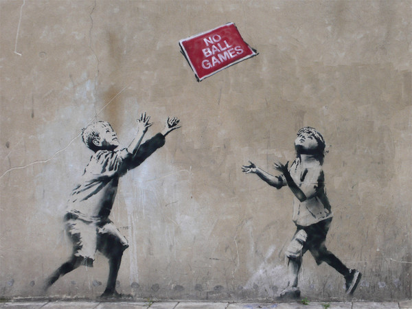 Banksy, No ball games