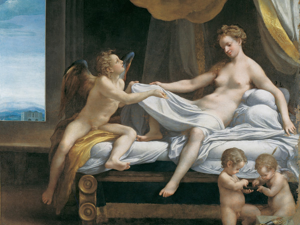 Correggio (Antonio Allegri), Danae, 1531-1532, Olio su tela, Roma, Galleria Borghese