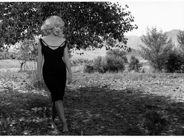 Inge Morath, Marilyn Monroe durante le riprese de Gli Spostati, Nevada 1960