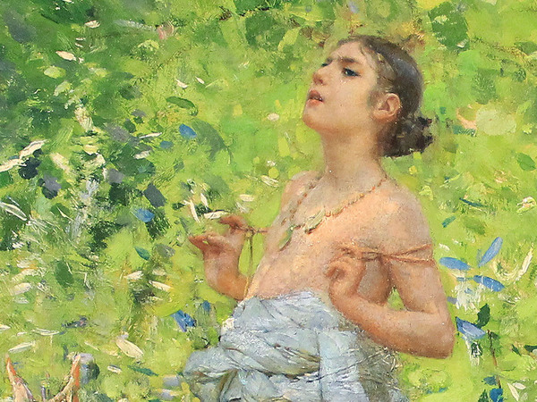 Francesco Paolo Michetti, La gioia di vivere, 1887, olio su tela. Collezione privata, courtesy &copy; Fondazione Magnani Rocca