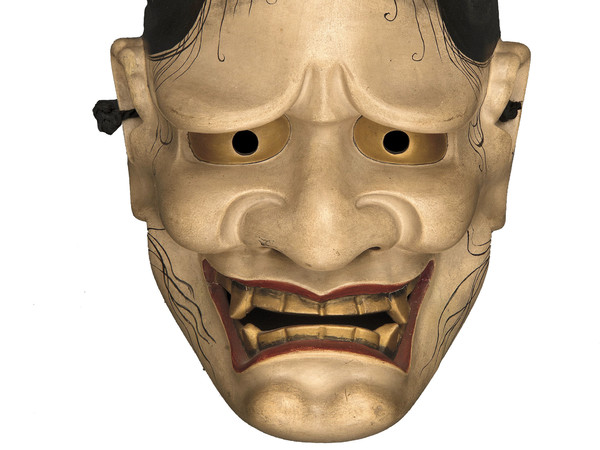 Hannya, Maschera dalle sembianze diaboliche utilizzata nel teatro classico nō, 1868-1912, Collezione privata, Giappone Segreto. Capolavori della fotografia dell'800 | Courtesy of Palazzo del Governatore, Parma 2016