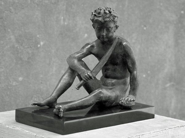 Francesco Messina, Davide, 1956. Argento bronzato, cm 25 x 15 x 28. Musei Vaticani, Collezione d’arte Contemporanea