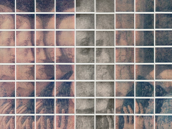 Maurizio Galimberti, Cenacolo Pannello 2 Studio 1, Pellicola istantanea Fuji Square, 89 x 85 cm | © Maurizio Galimberti