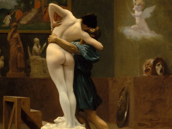 Jean-Léon Gérôme, Pigmalione e Galatea, 1890, Olio su tela, New York, Metropolitan Museum of Arts 