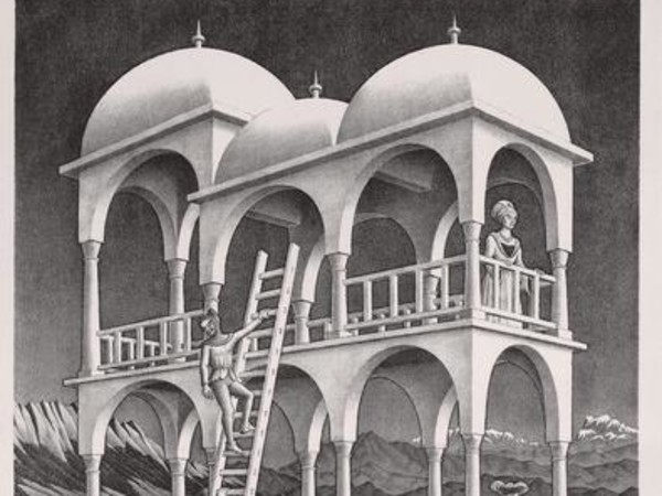 Maurits Cornelis Escher. Escher, Chiostro del Bramante, Roma
