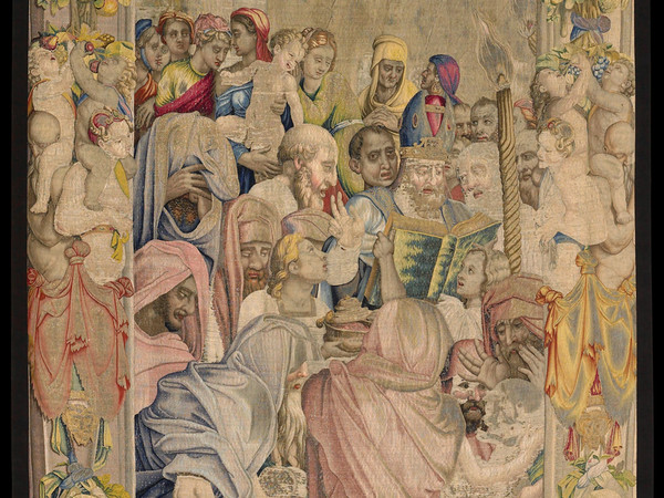 Sepoltura di Giacobbe, 1553. Disegno e cartone di Agnolo Bronzino. Atelier di Jan Rost. Roma, Presidenza della Repubblica
