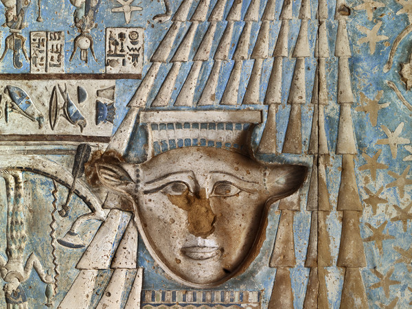 Mille e una notte in Egitto, The Ceiling of the Pronaos , Detail of the Birth of the Sun | Courtesy Nexo+