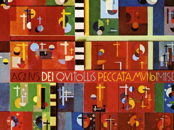 Mario Deluigi,<em> Le Litanie della Vergine</em>, Dettaglio, 1949-1950 Mario Deluigi,<em> Le Litanie della Vergine</em>, Dettaglio, 1949-1950