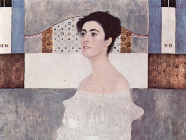 Gustav Klimt, Ritratto di Margaret Stonborough-Wittgenstein, 1905, Olio su tela, 180 x 90 cm, Monaco, Neue Pinakothek