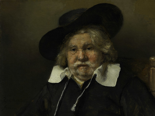 Rembrandt van Rijn, Ritratto di uomo anziano, 1667, olio su tela, cm 81,9 x 67,7. L’Aia, Gabinetto reale di pitture Mauritshuis acquisito nel 1999 con il sostegno degli amici della Fondazione Mauritshuis, del Ministero dell’Istruzione, Cultura e Scienza, del Fondo per il Patrimonio Culturale Nazionale, della Sponsor Lottery, del Fonds 1818, della Rembrandt Society, del Fondo Culturale del principe Bernhard, dell’ING Group, del Prof. Dr Drs. A.C.R. Dreesmann, del Fondo Nazionale